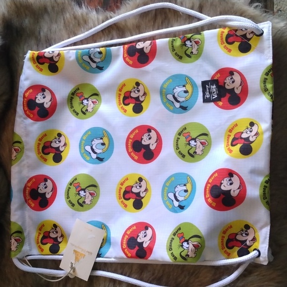 Disney Drawstring Vans Backpack - Picture 2 of 6